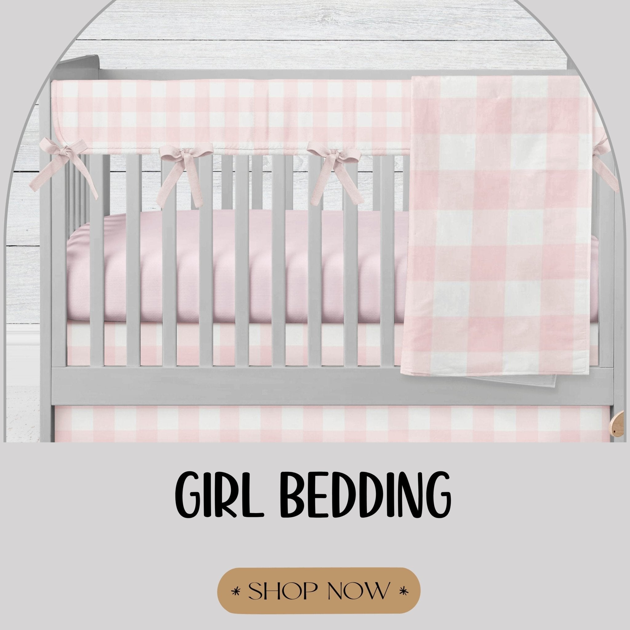 Pink buffalo check crib sheet on sale