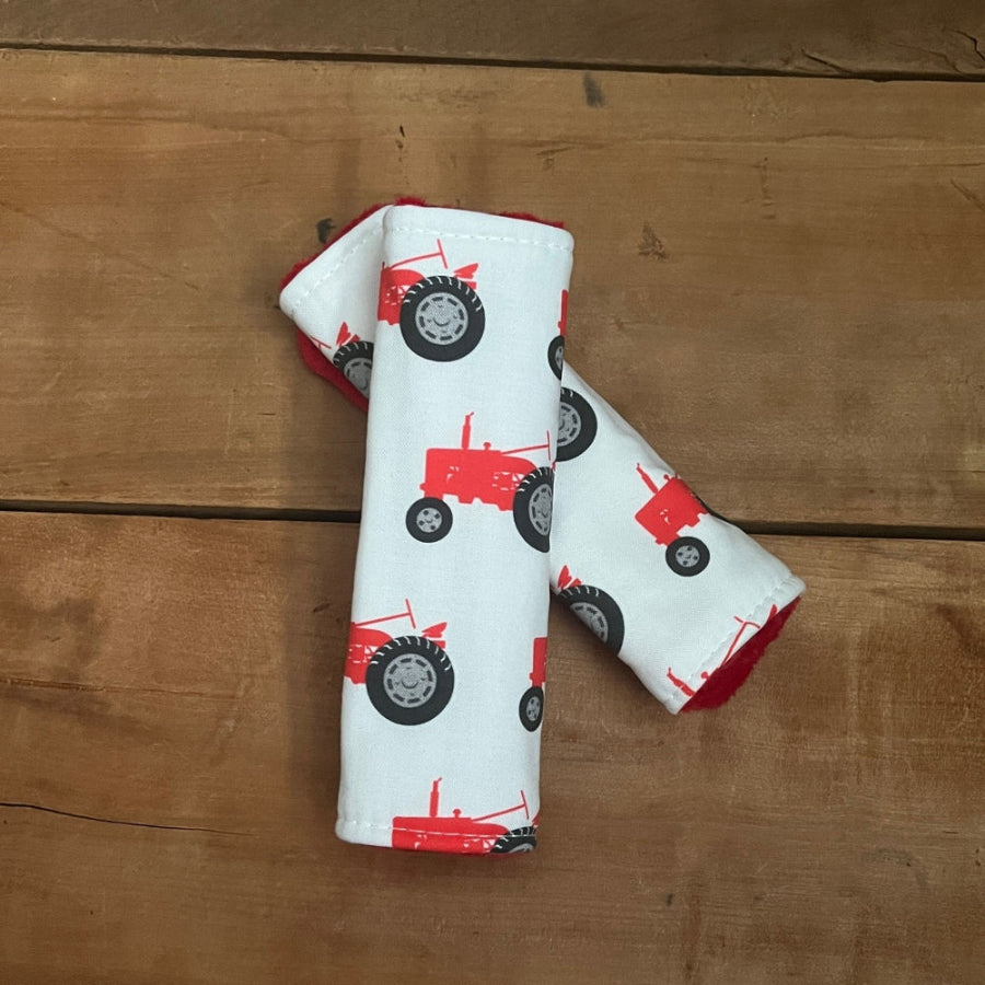Car Seat Strap Covers Tractor 1st Birthday Gift - The Creative Raccoon