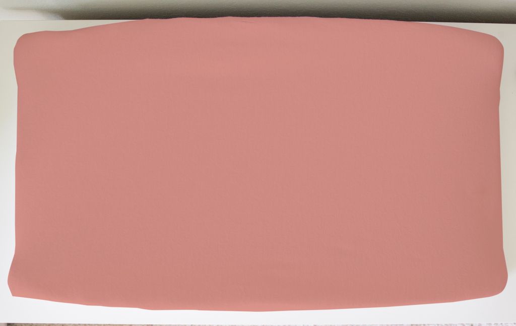 Changing Pad Cover - Coral Pink - The Creative Raccoon