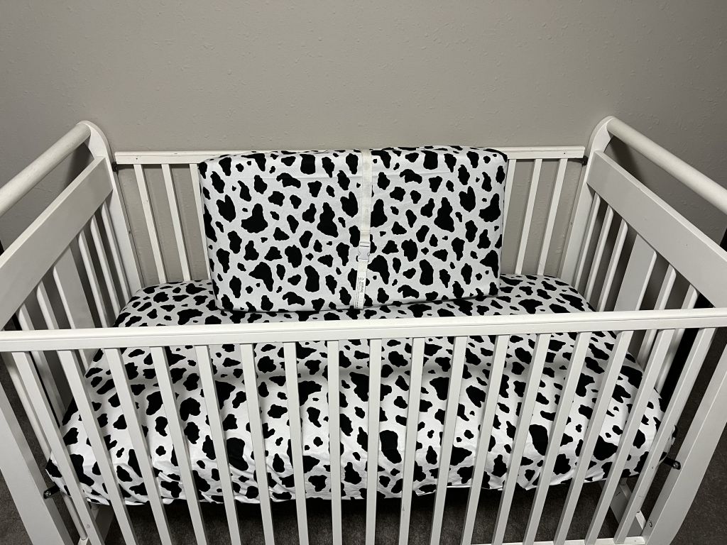 Changing Pad Cover: Cow Print - The Creative Raccoon