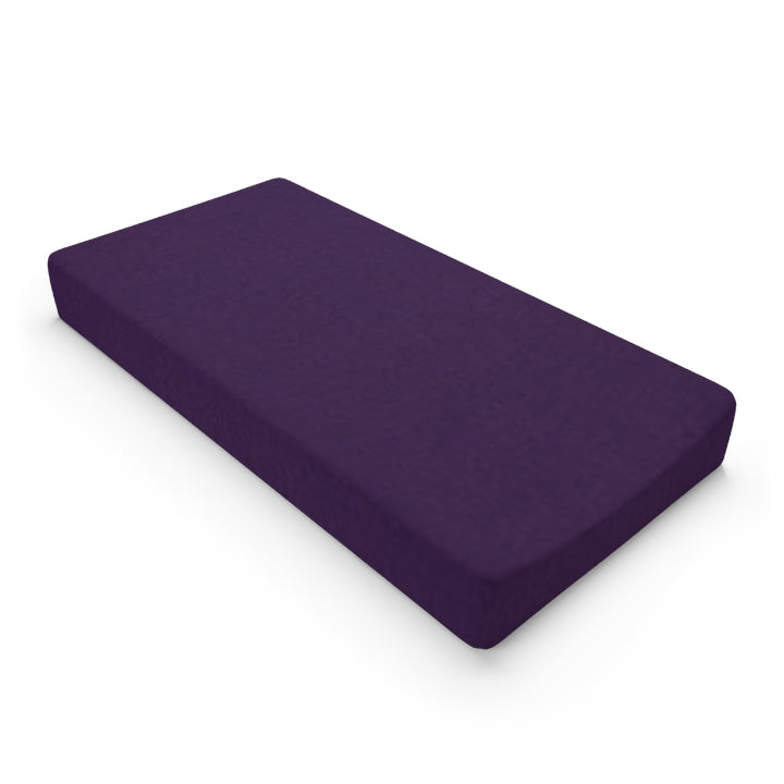 Cotton Crib Sheets Changing Pad Cover Purple Nursery Theme - The Creative Raccoon