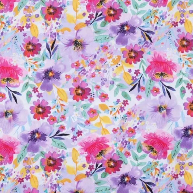 Floral Bag Wet Dry Bag Period Pouch Custom Reusable Bag - The Creative Raccoon