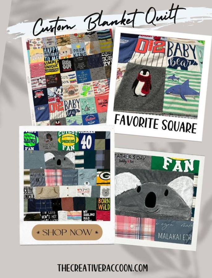 Memory Quilt Blanket Baby Clothes - The Creative Raccoon