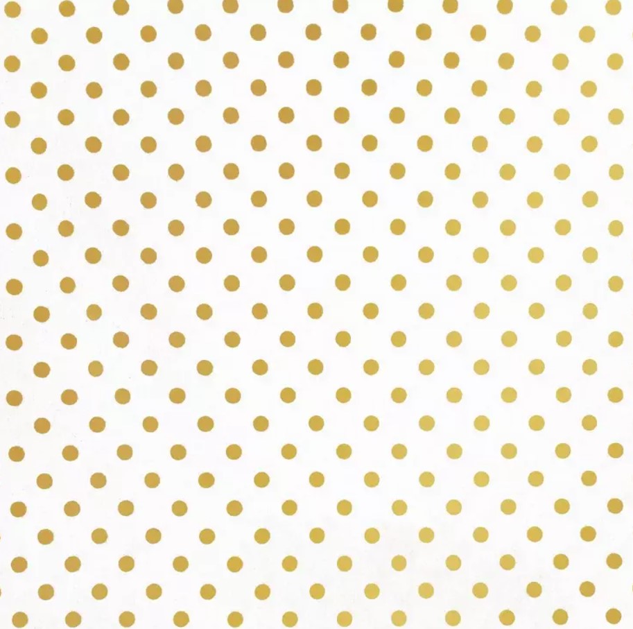Polka Dot Fabric, Gold Fabric, Cotton Fabric - The Creative Raccoon