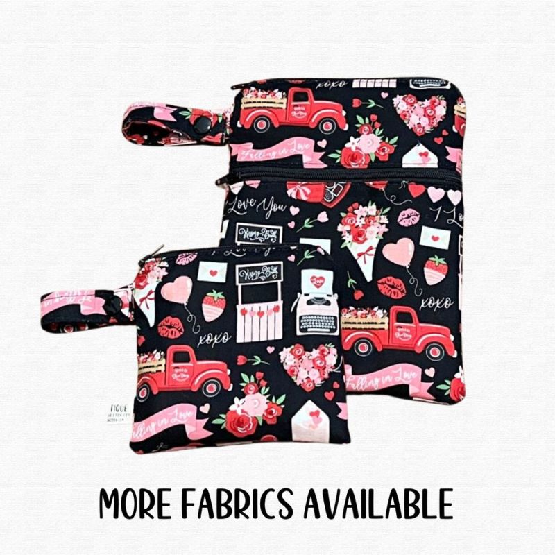 Valentines Day Bag Wet Dry Bag Period Bag Underwear Travel Bag - The Creative Raccoon