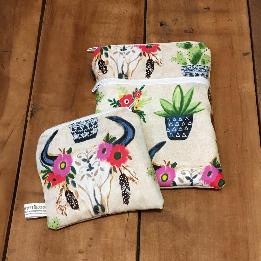 Wet Dry Bag, Period Pouch, Cowgirl Gift - The Creative Raccoon