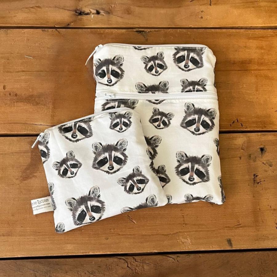 Wet Dry Bag, Period Pouch, Raccoon Gifts - The Creative Raccoon