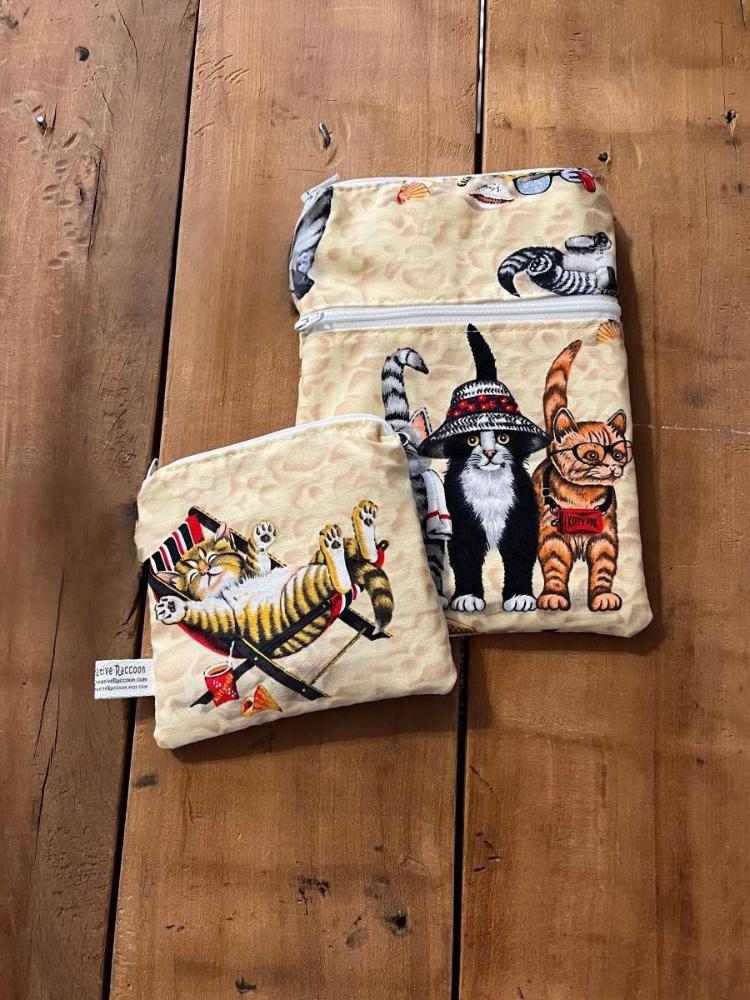 Wet Dry Bag, Period Pouch, Cat Themed Gifts - The Creative Raccoon