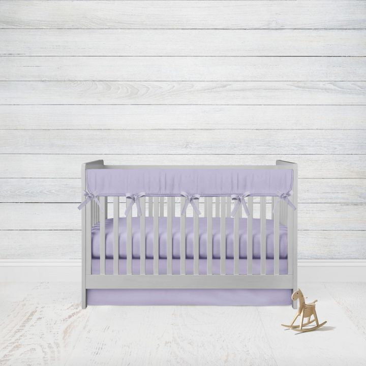 Solid purple crib bedding online