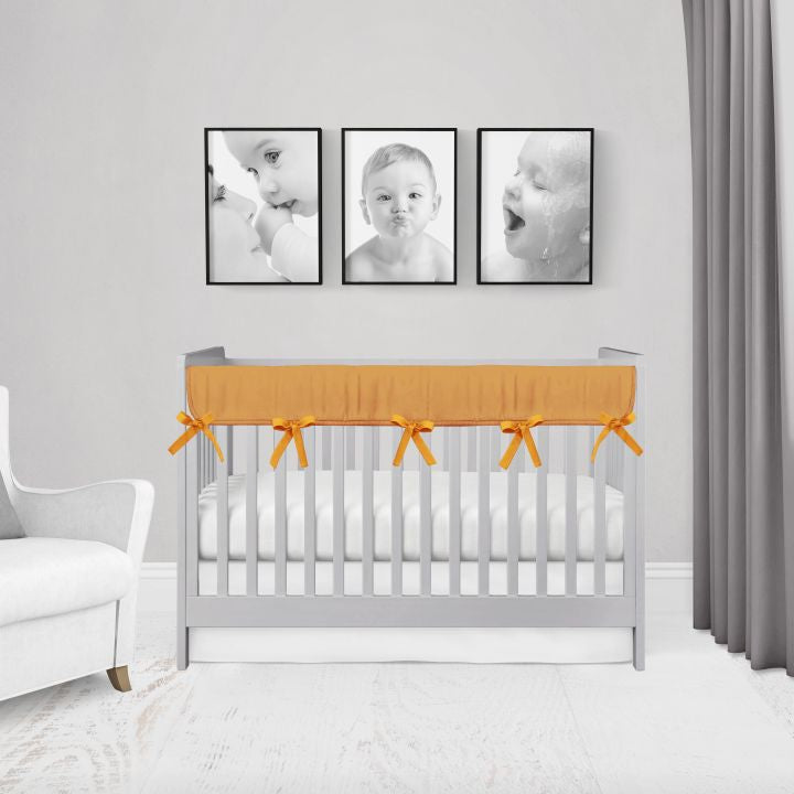 Crib bedding with rail covers best sale