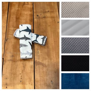 Shark Seat Belt Covers for Kids, Car Seat Strap Covers, 1st Birthday Gift Ideas Toddler Boy - The Creative Raccoon