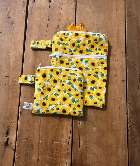 Sunflower Bag, Wet Dry Bag, Bags for Feminine Products