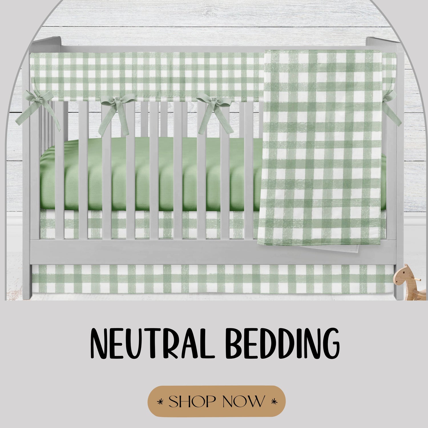 Neutral Crib Bedding
