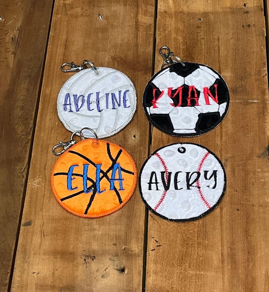 Backpack Bag Tag Personalized Basketball Gifts - The Creative Raccoon