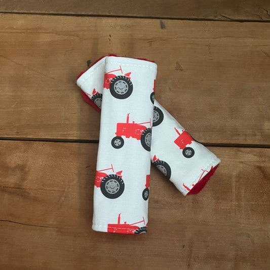 Car Seat Strap Covers Tractor 1st Birthday Gift - The Creative Raccoon