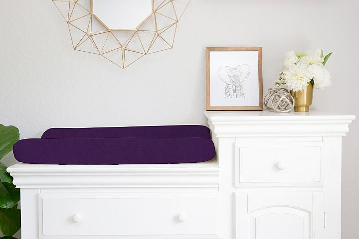 Changing Pad Cover - Dark Purple - The Creative Raccoon 