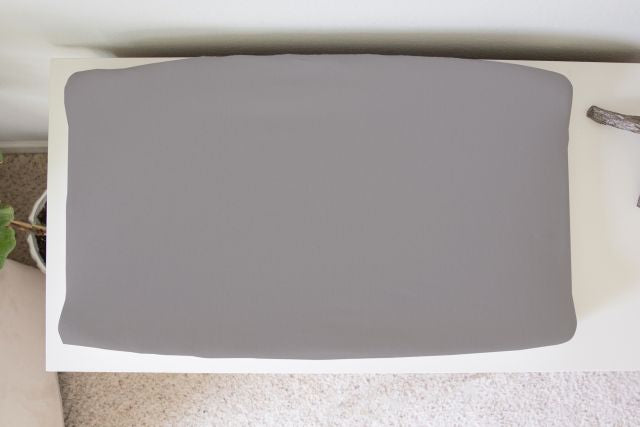 Changing Pad Cover - Solid Grey - The Creative Raccoon