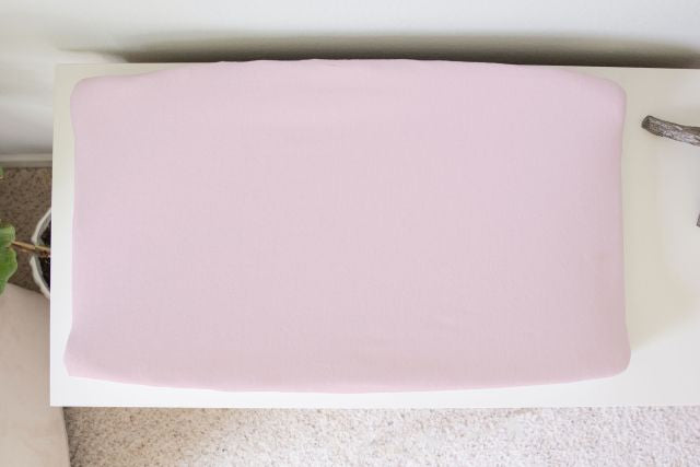 Changing Pad Cover: Baby Pink - The Creative Raccoon