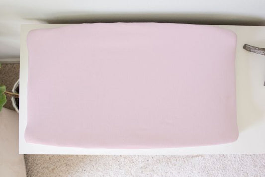 Changing Pad Cover: Baby Pink - The Creative Raccoon