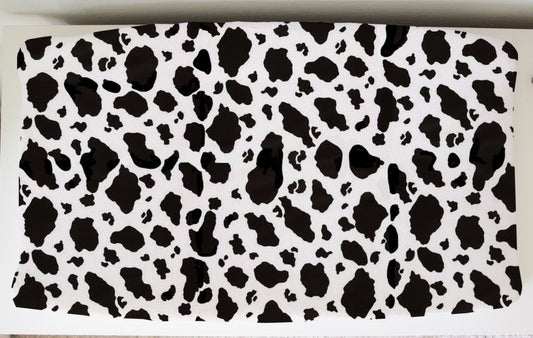 Changing Pad Cover: Cow Print - The Creative Raccoon, Black and white co print