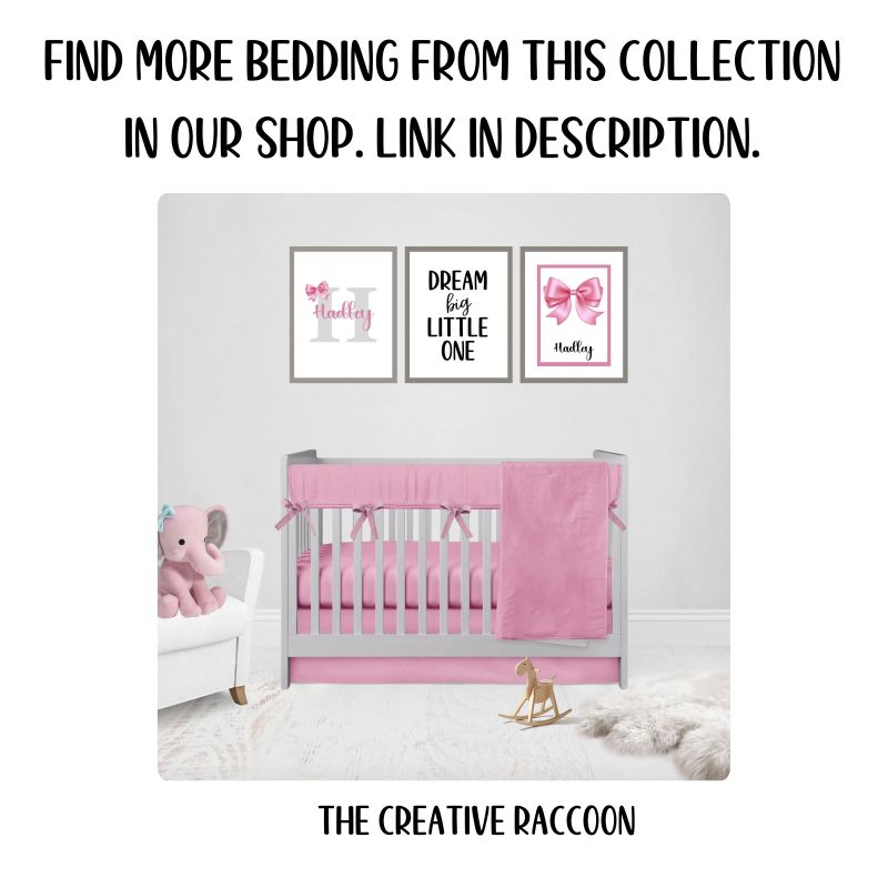 Changing Pad Cover Pink Crib Sheets Nursery Theme - The Creative Raccoon