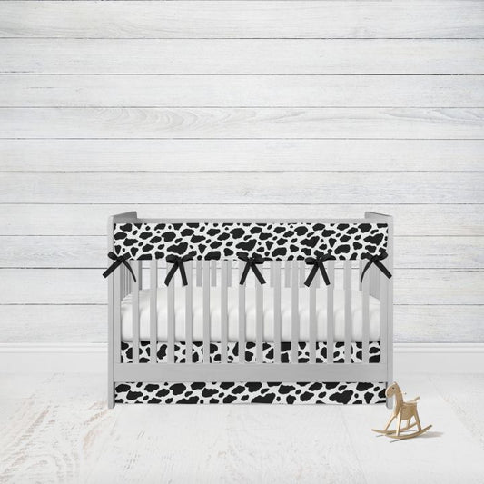 Cow Print Bedding, Nursery Bedding - The Creative Raccoon