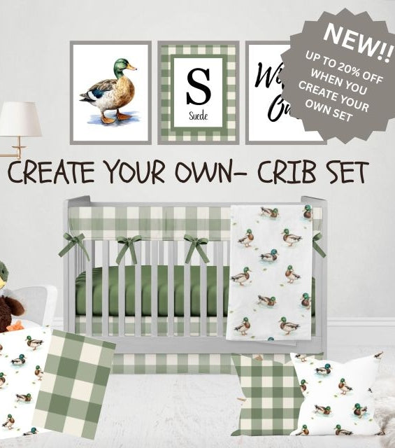 Create Your Own - Crib Set - The Creative Raccoon 