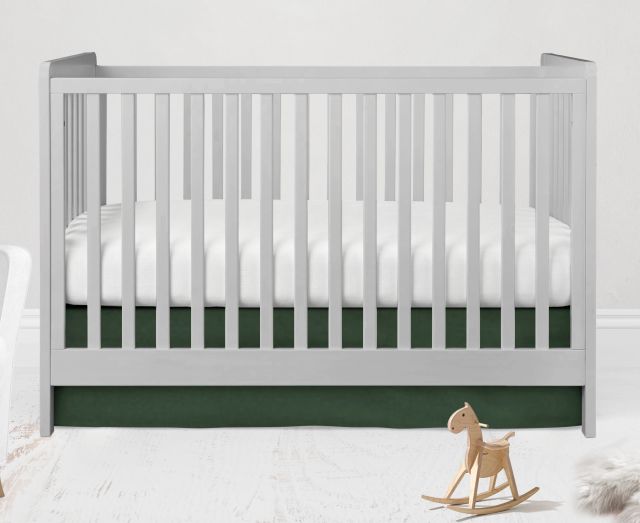 Crib Bedding Set Hunter Green Theme - The Creative Raccoon