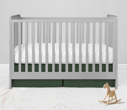 Crib Bedding Set Hunter Green Theme - The Creative Raccoon