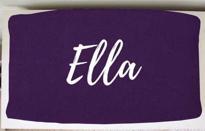 Crib Sheet - Dark Purple, Cotton or Jersey Knit