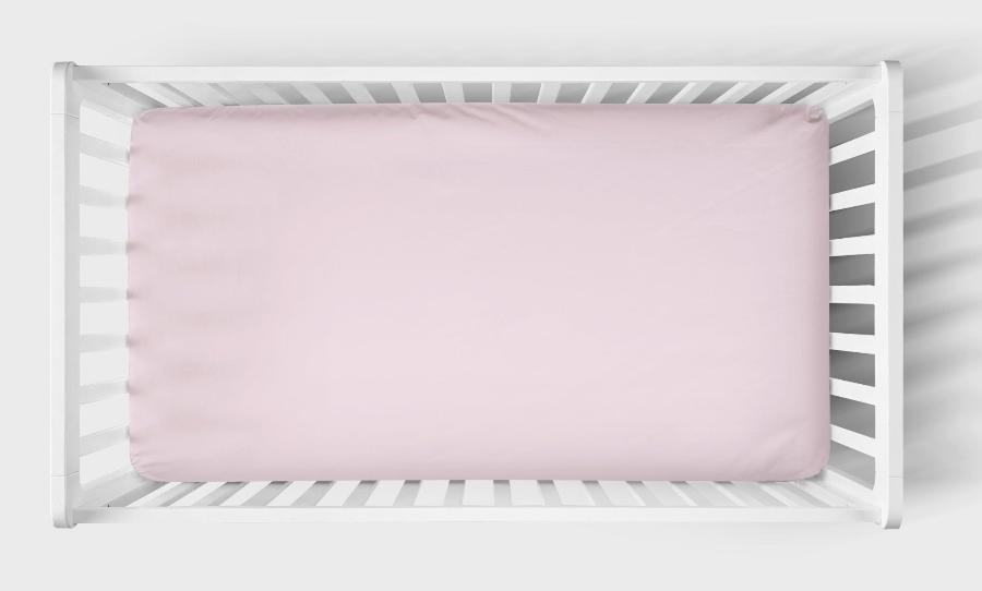 Crib Sheet: Baby Pink - The Creative Raccoon