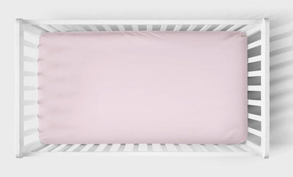 Crib Sheet: Baby Pink - The Creative Raccoon