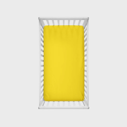 Crib Sheet: Bright Yellow - THE CREATIVE RACCOON