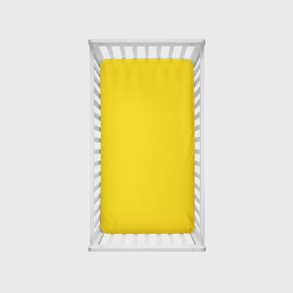 Crib Sheet: Bright Yellow - THE CREATIVE RACCOON