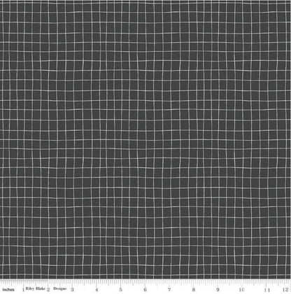 Crosshatch Fabric, Black Cotton Fabric, Quilting Cotton Fabric - The Creative Raccoon