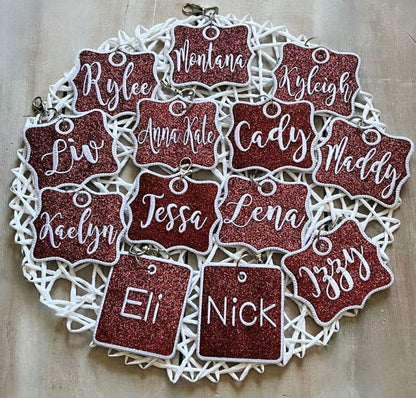 Custom Cheer Bag Tag, Team Gift Ideas - The Creative Raccoon