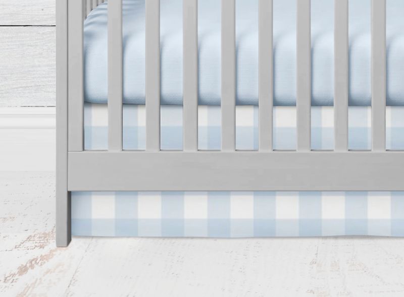 Custom Crib Skirt: Pick Your Fabric - The Creative Raccoon