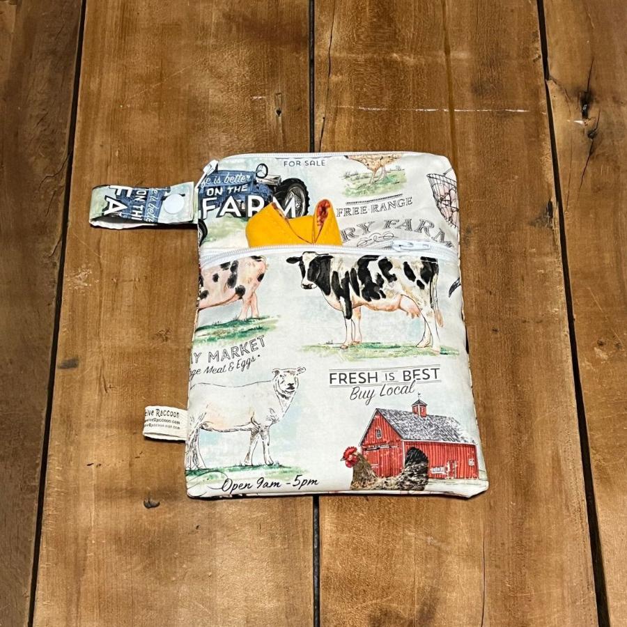 Farm Wet Dry Bag, Period Pouch - The Creative Raccoon