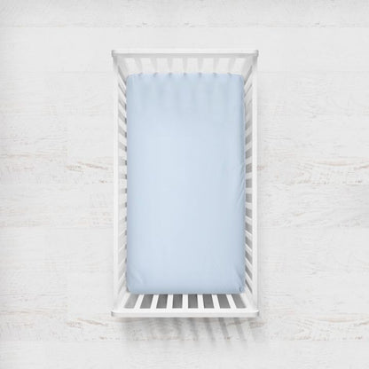 Fitted Crib Sheets Blue Gingham Bedding Nursery Theme - The Creative Raccoon