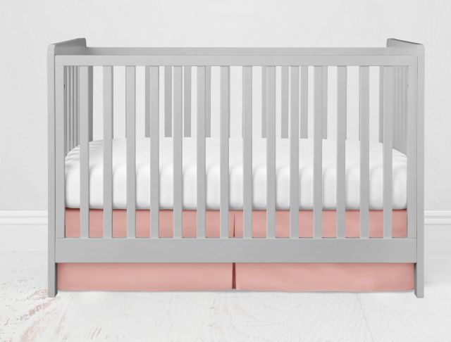 Girl Crib Bedding Set Coral Pink Collection - The Creative Raccoon