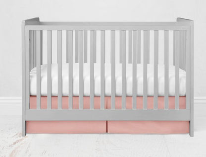 Girl Crib Bedding Set Coral Pink Collection - The Creative Raccoon