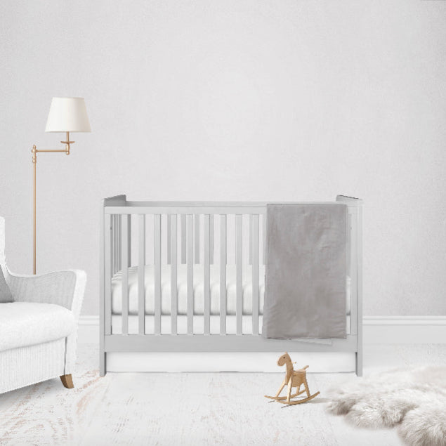Gray Bedding Baby Crib Sets Crib Comforter Grey Nursery - The Creative Raccoon