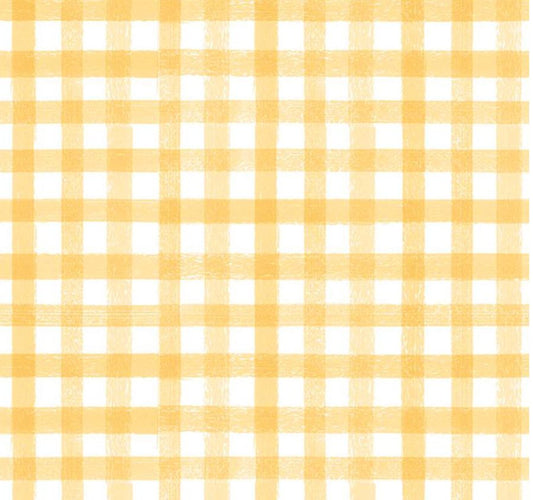 Yellow Gingham, Cotton Fabric, Riley Blake