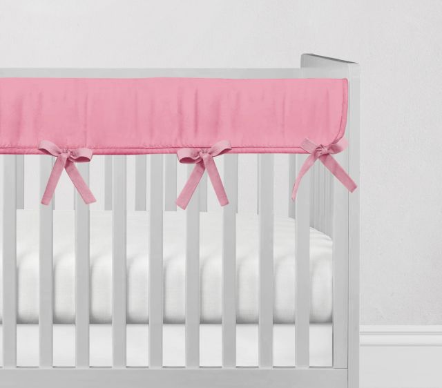 Hot Pink Crib Rail Cover  - The Creative Raccoon