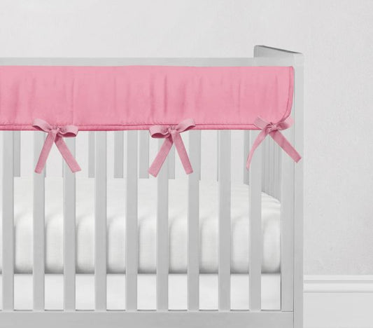 Hot Pink Teething Rail Cover  - The Creative Raccoon