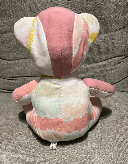 back of pink & coral bear