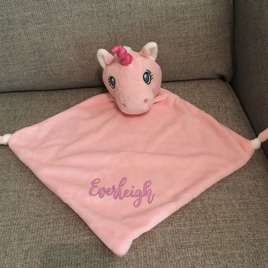Lovey Blanket Unicorn Soft Toy New Baby Gift - The Creative Raccoon