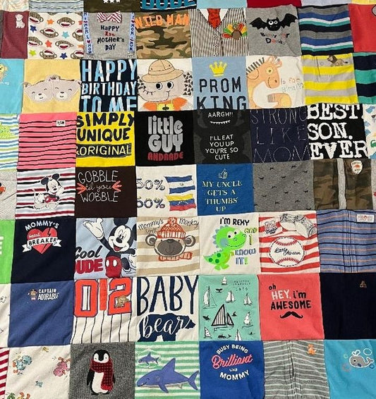 Memory Quilt Blanket Baby Clothes - The Creative Raccoon