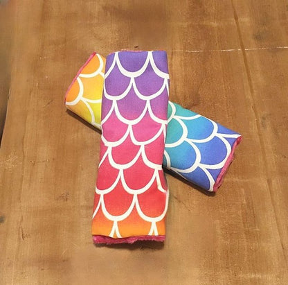 Mermaid Car Seat Strap Covers - The Creative Raccoon