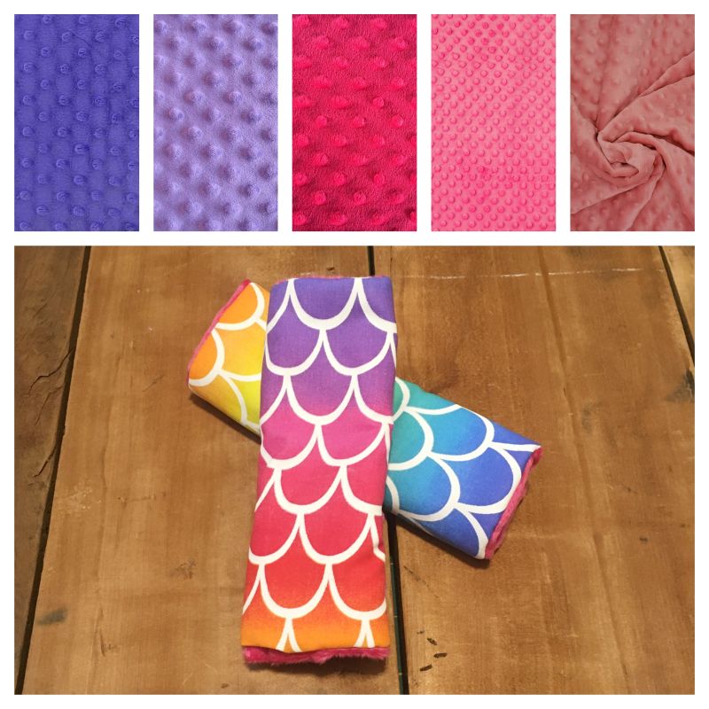 Mermaid Car Seat Strap Covers - The Creative Raccoon